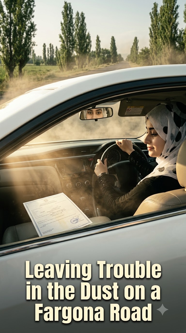 Leaving Trouble in the Dust on a Fargona Road