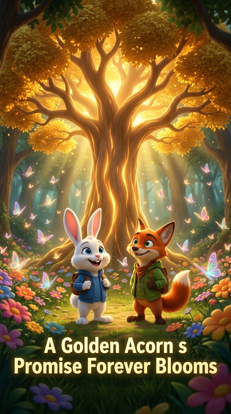 A Golden Acorn s Promise Forever Blooms