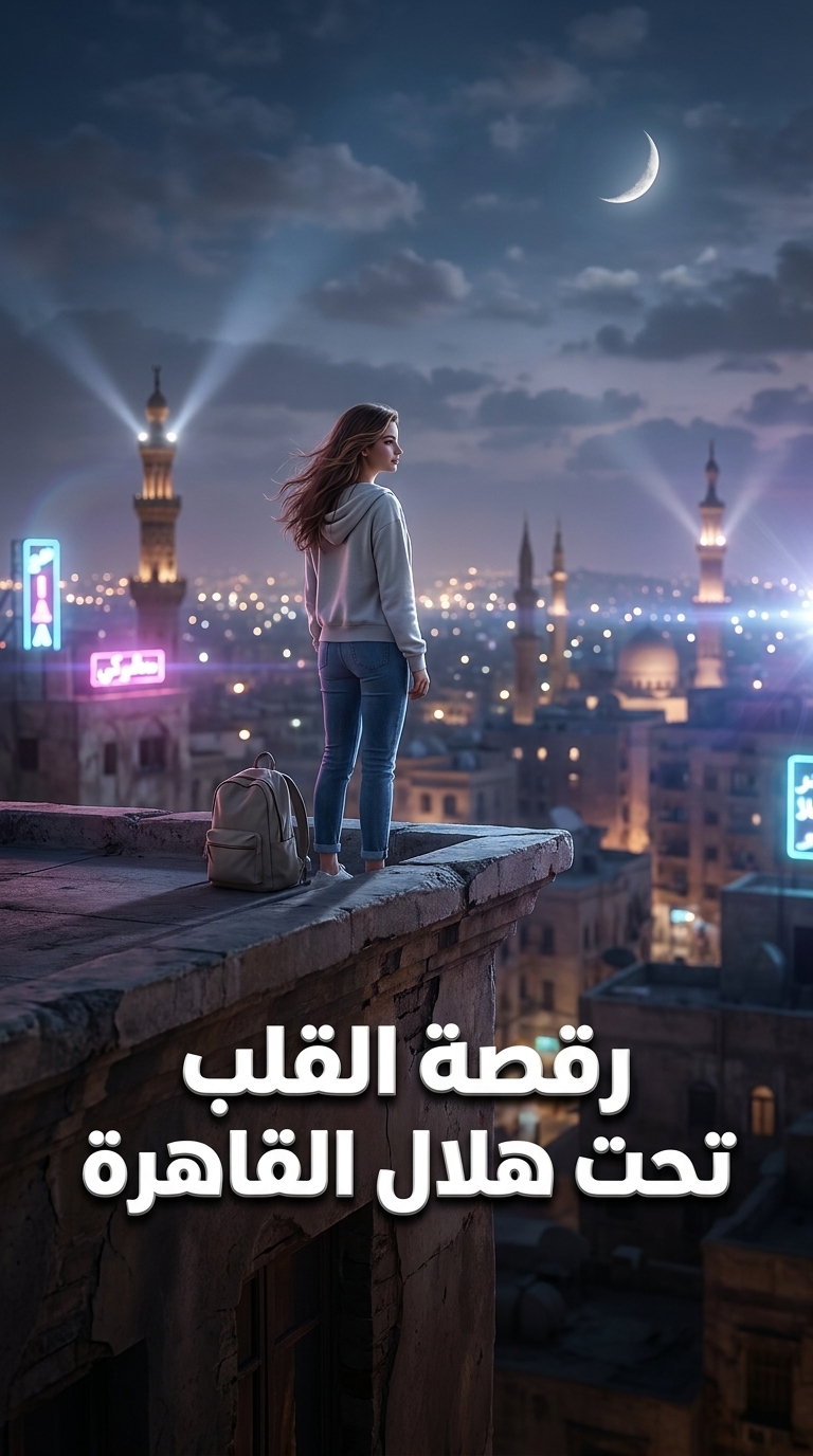 رقصة القلب تحت هلال القاهرة