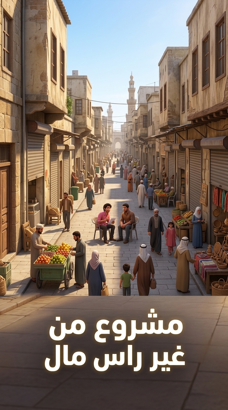 مشروع من غير رأس مال