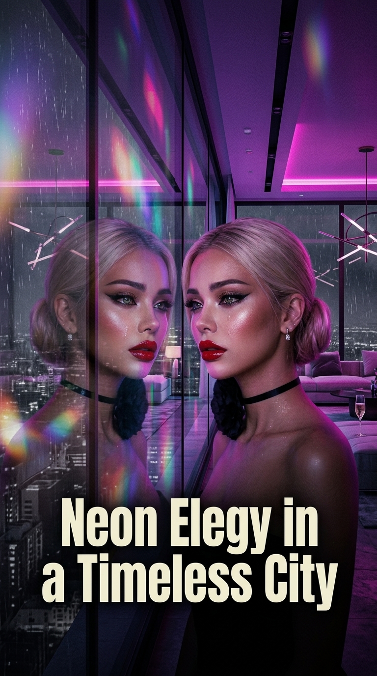 Neon Elegy in a Timeless City