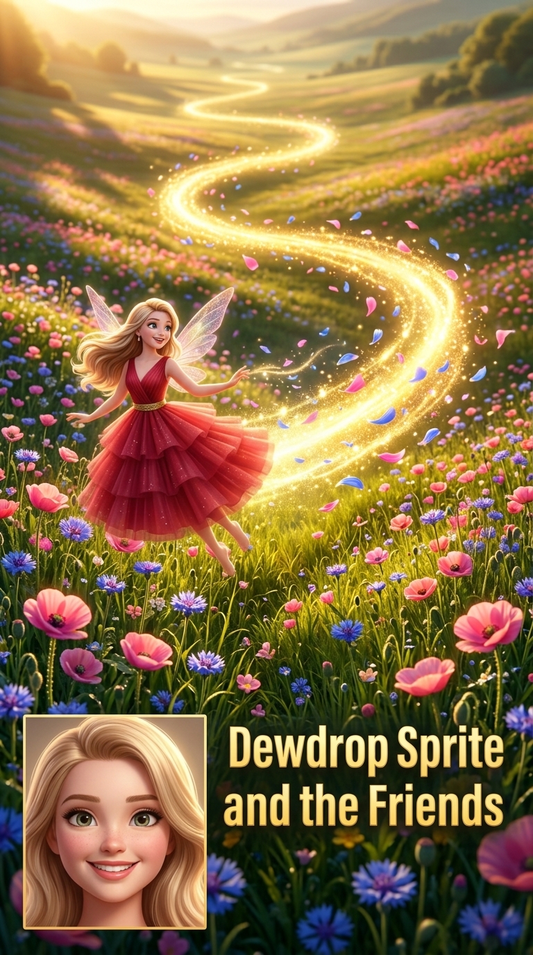 Dewdrop Sprite and the Garden Friends
