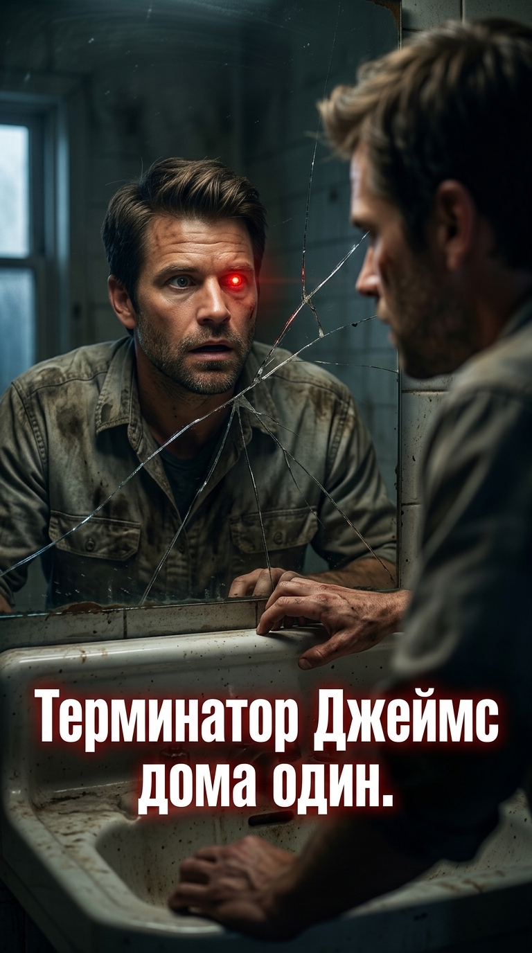 Терминатор Джеймс дома один