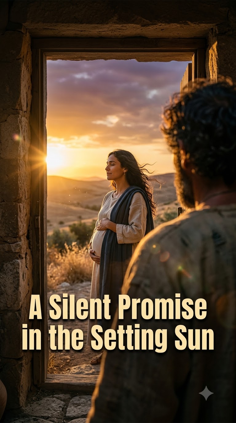 A Silent Promise in the Setting Sun