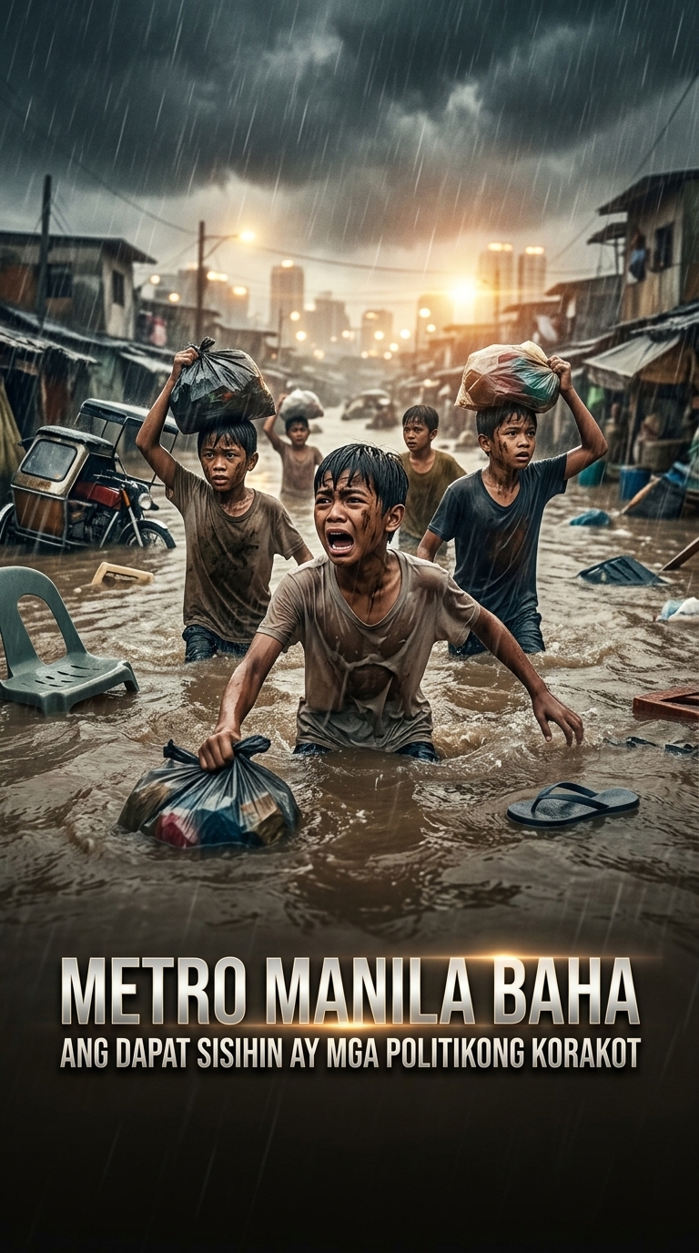 Metro Manila Baha Ang Dapat Sisihin Ay Mga Politikong Korakot