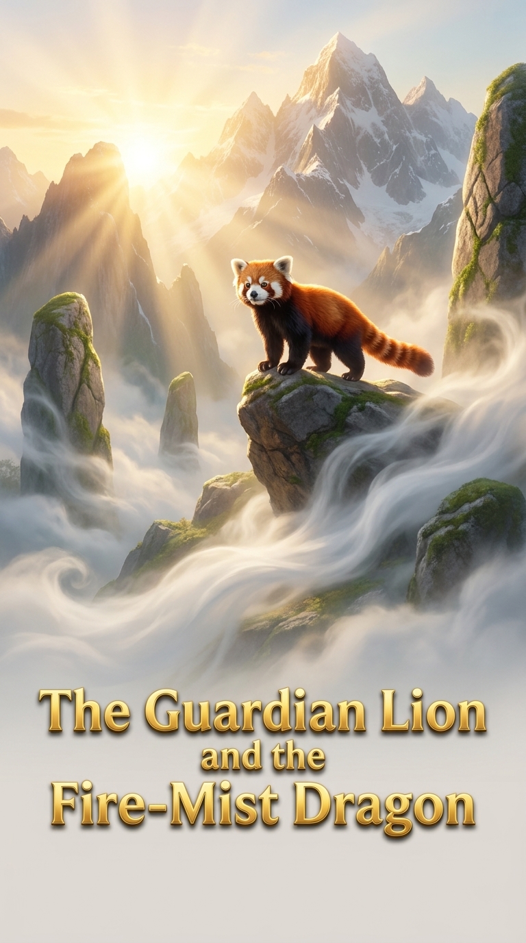 The Guardian Lion and the Fire-Mist Dragon