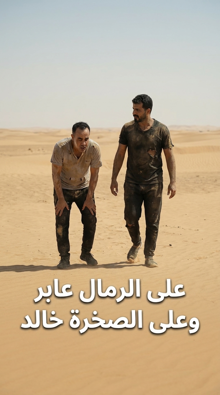على الرمال عابر وعلى الصخرة خالد