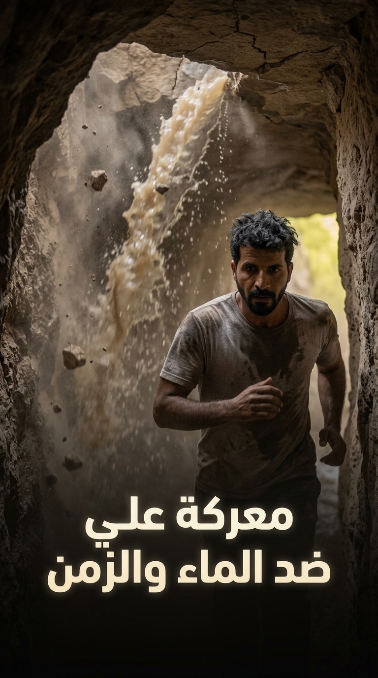 معركة علي ضد الماء والزمن