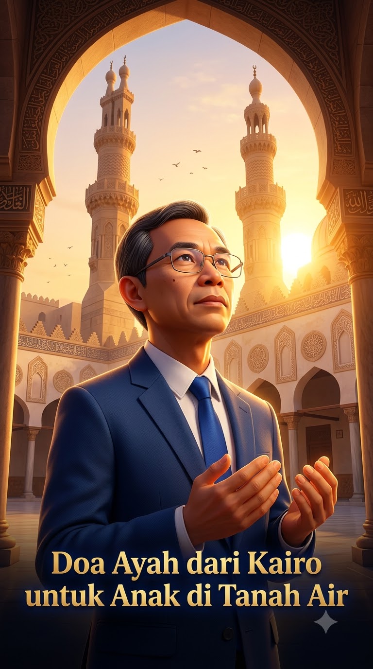 Doa Ayah dari Kairo untuk Anak di Tanah Air