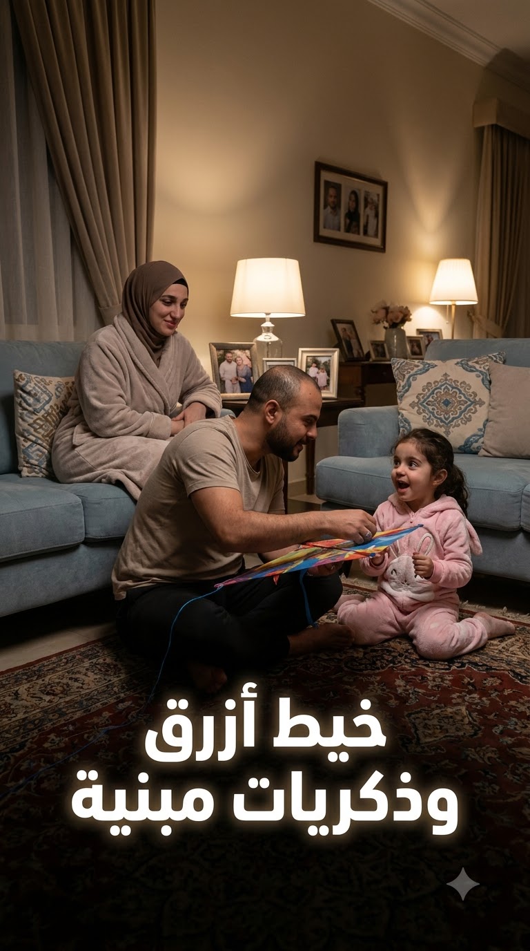 خيط أزرق وذكريات تبنى