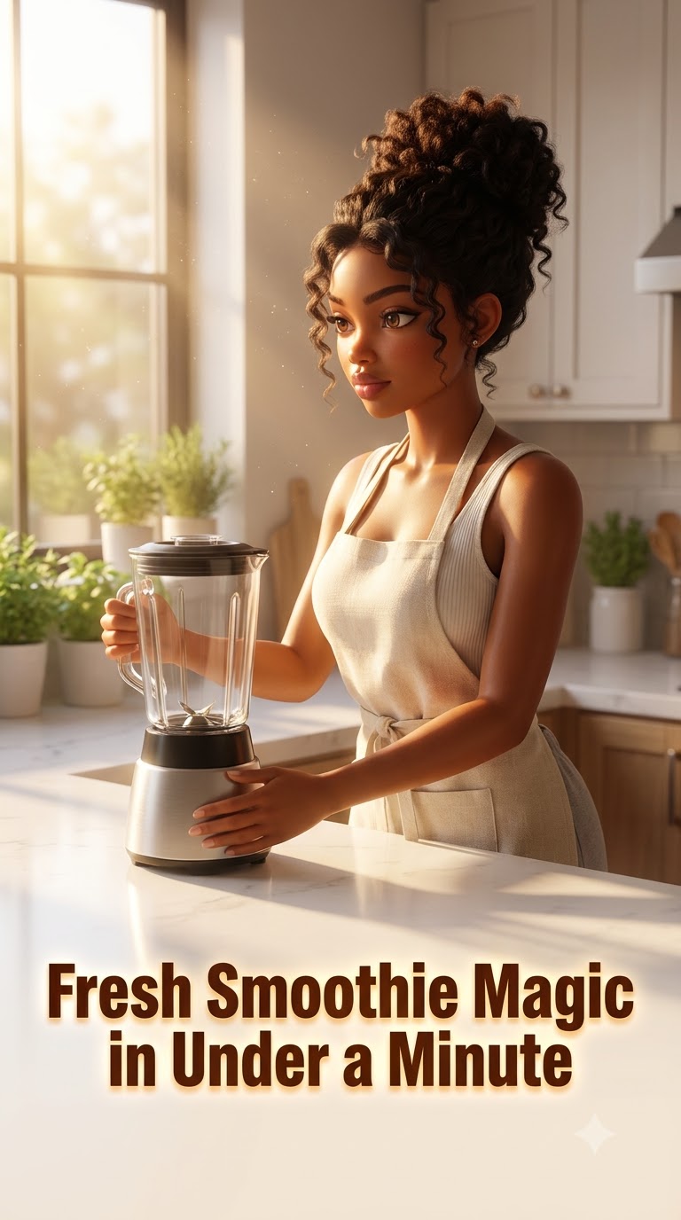 Fresh Smoothie Magic in Under a Minute