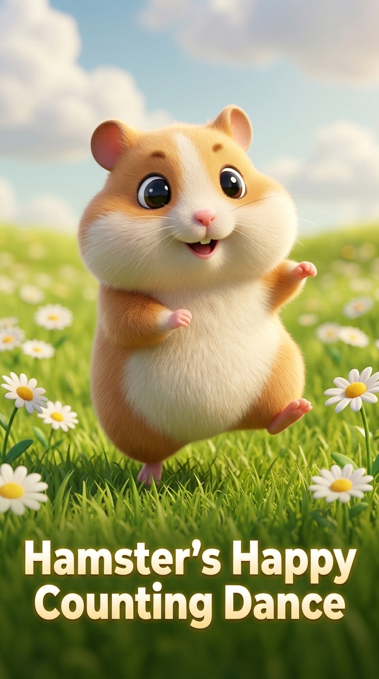 Hamster's Happy Counting Dance