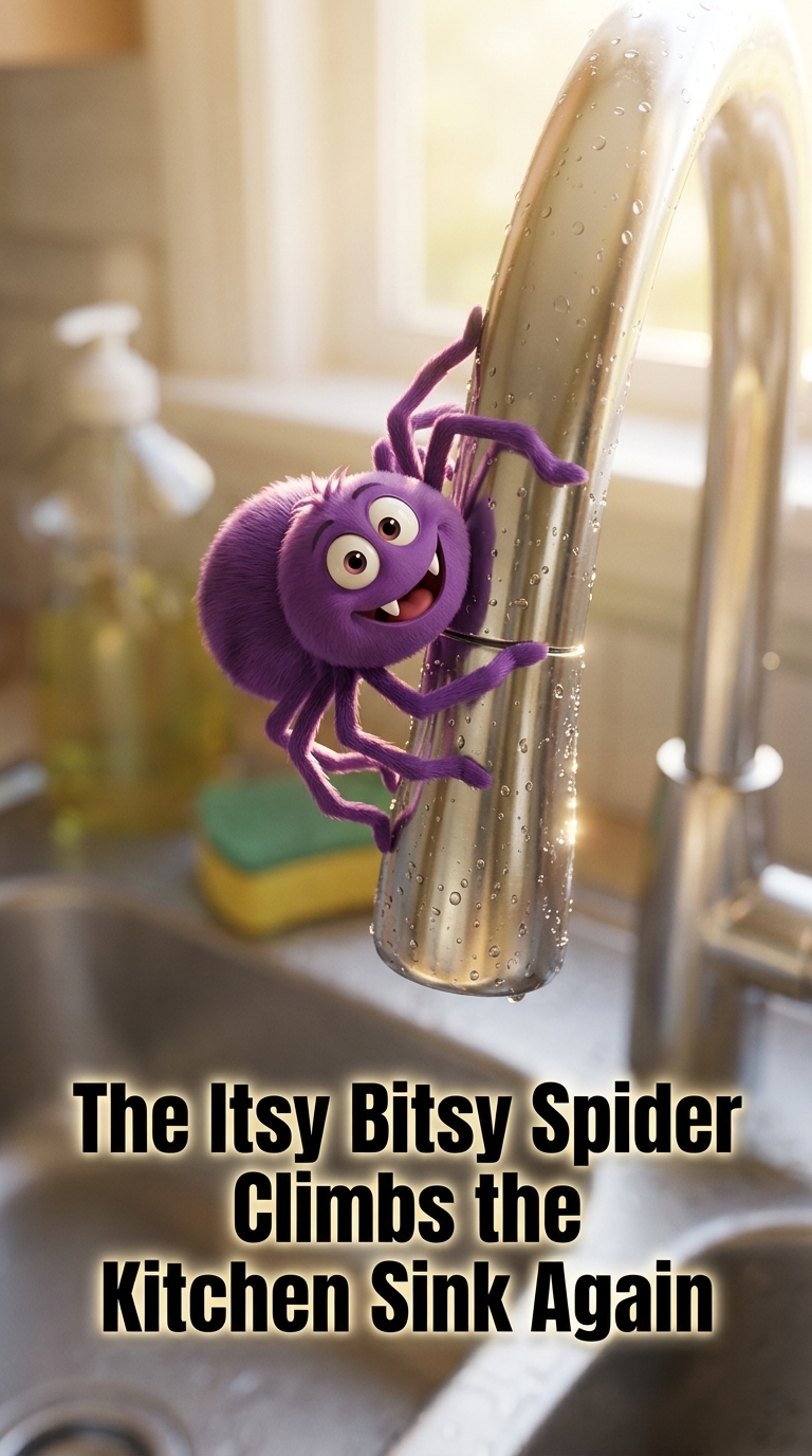 The Itsy Bitsy Spider Climbs the Kitchen Sink Again