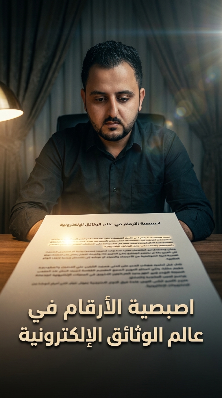 بصمة الأرقام في عالم الوثائق الإلكترونية