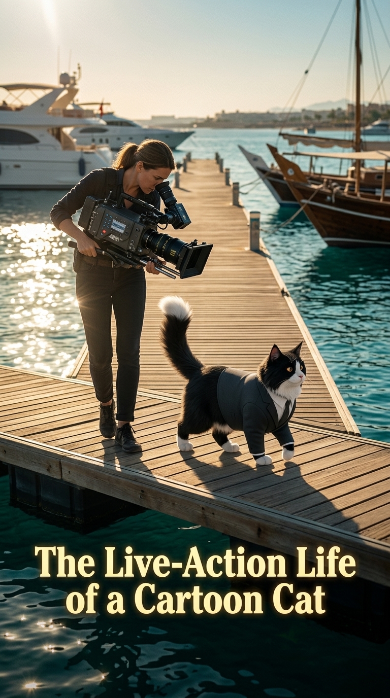 The Live-Action Life of a Cartoon Cat