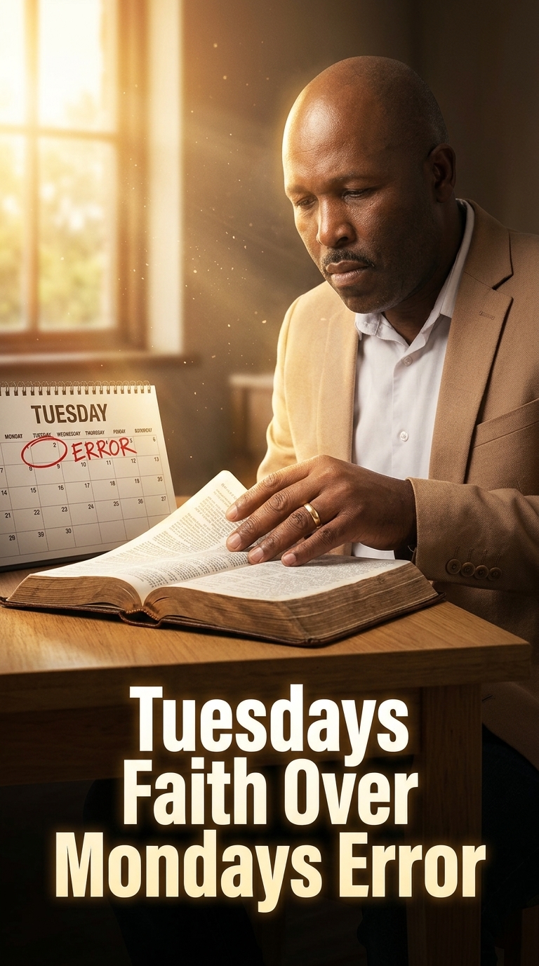 Tuesdays Faith Over Mondays Error