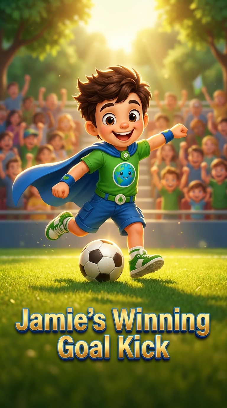 Jamie's Winning Goal Kick