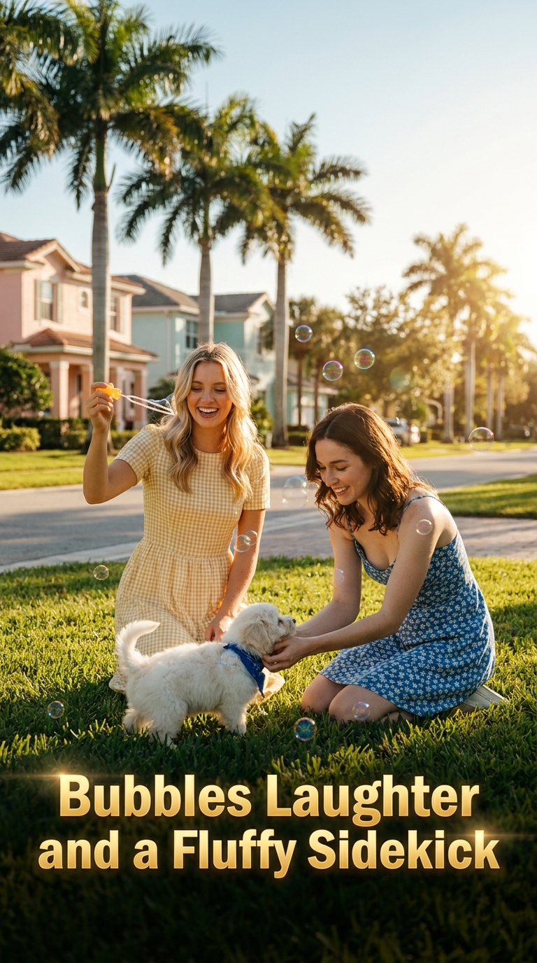 Bubbles Laughter and a Fluffy Sidekick